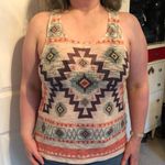 Ginger G Long Knit Aztec Print Tank Medium NEW!!! Photo 4