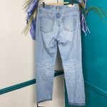 AG Adriano Goldschmied AG-ED denim The Isabelle high rise straight crop distressed light wash j… Photo 9
