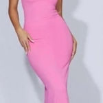 Meshki New  Pink Backless Maxi Dress Photo 0