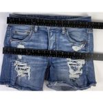 American Eagle Outfitters Womens Denim Distressed Cutoff Shorts Size 4 Blue Photo 5