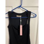 Qinsen Square Neck Stretch Flare Mini Dress Size 4 New With Tag Photo 4