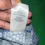 Wilfred  Navy and White Floral Babydoll Dress size Medium Photo 4