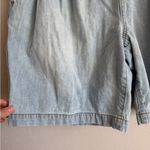 Lands End Light Wash Blue Denim Paperbag Jean Shorts Womens 10 Eclectic Grandpa Photo 2