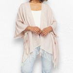 Gentle Fawn Hermosa Pink Fringe Kimono Sweater The Hermosa Cover Up Size Small Photo 1