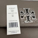 Tory Burch Britten Chain Moose Pebbled Leather Handbag Wallet Purse Photo 6