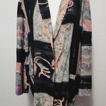 J.O.A. Vintage Kensington Square 80s black artistic Miro blazer size 1X Photo 0