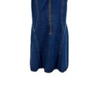 RE/DONE Denim Split-Front Racerback Minidress Dress Blue Size Medium Photo 10