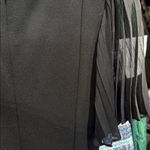 Calvin Klein Classic Black Dress with semi sheer pleated short sleeves Size 8 Photo 6