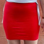 Forever 21  Red Bodycon Mini Skirt Photo 0