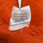 Fuzzy Halter Neck Sweater Vest NWT Womans Medium Day+Moon Cozy Orange Photo 4