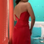 Jessica McClintock Strapless Red Dress Photo 1
