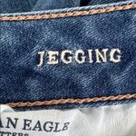 American Eagle Outfitters Blue Skinny Jeans with Distressed Details Photo 11