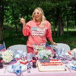 Living Fully Co. Liberty Sweatshirt Red Size XL Photo 5