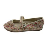 CL by Laundry Size 11 Mary Jane Floral Mary Jane Espadrille Flats Womens Photo 4