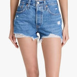 Levi's LEVI’S | Women's Premium 501 Original Denim High Rise Jean Shorts Sz 32” Photo 0