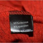 Southern Stitch  Ladies Red Hooded Bell Sleeves Pullover Sweatshirt Dress Size XL Photo 12