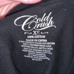 Cold Crush  black Stay True positivity long sleeve crop top Photo 5