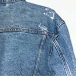 Levi's Denim Ex-boyfriend Trucker Jacket Size M Made in SRI LANKA Photo 7
