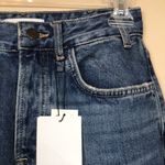 ZARA NWT Women's The High Rise Straight Medium Wash Blue Denim Jeans Photo 4