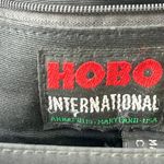 Hobo International Vintage 90s  Crossbody Purse Bag Black Leather Zip Long Strap Photo 4