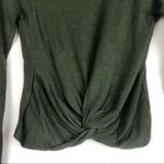 Dreamers Green Twist Pullover Sweater Small Photo 1