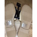 Sonoma Goods for Life Women's Sandals Slides Cream Woven Size 9 Casual Brown Photo 4