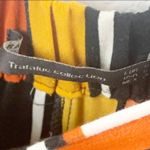 ZARA  Size Small Striped Tie Waist Cropped Belted Wide‎ Leg Pants Photo 3