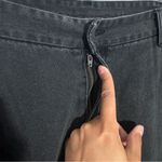 American Eagle New  Curvy Mom Jean High Rise‎ Washed Black 2293 Size 24 Long Photo 5