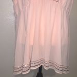 Torrid Light Pink Peplum Chiffon Embellished Top Sequined Photo 4