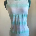 Athleta Green Fitted Tank Top Photo 0