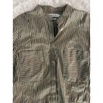 frame denim FRAME stripe bell sleeve button down shirt S Photo 2