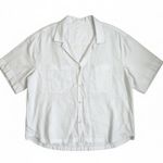 H&M HM linen boxy button down Photo 0