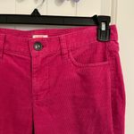 J.Crew EUC  women’s‎ Matchstick hot pink soft corduroy pants size 26R Photo 1
