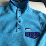 Patagonia Synchilla Snap-T Fleece Pullover Jacket Blue Navy Photo 2