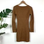Mango 🆕 MNG |  Knit Sweater Dress in Camel Photo 6