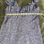 ZARA size large purple floral babydoll dress Photo 9