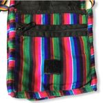 Toni Boho Gypsy Festival Rainbow Fringe Crossbody Bag Blue Photo 4