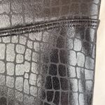 EXPRESS Black faux Leather Animal Print Leggings Pants NEW XXS Photo 4