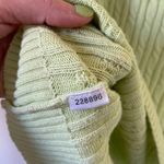 Ann Taylor LOFT sweater lime green 3/4 sleeve 100% Cotton women’s size L Photo 4