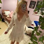 Princess Polly White Lace Dress Photo 6