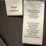 T Tahari  Faux Suede Crop Leggings Photo 5