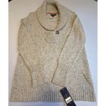 Tommy Hilfiger  Womens‎ New L Tan Long Sleeve Toggle Sweater Cozy Cardigan Size L Photo 1