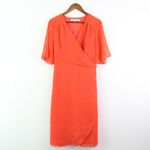 Cupcakes and Cashmere Mulholland Wrap Dress Orange Size L Orange Size L Photo 1