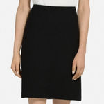 St. John Griffith Gray For  Wool Black Pencil Skirt Size 8 Career Academia Photo 0
