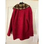 Vintage Tasha Polizzi red pile jacket Size 8 Photo 1