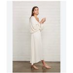 Rachel Pally Jacquard Yaritza Cream Ecru Minimalist Coastal Midi Dress Small Photo 4