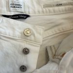 Citizens of Humanity Womens 25 Jolene White High Rise Slim Ankle Button Fly Photo 9