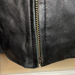 Jacqueline Ferrar VTG 90s Women’s Lambskin Leather Black 7/8 Sleeve Belt Jacket Photo 10