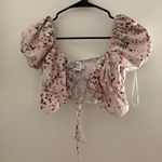 Princess Polly  Lace-Up Top Crop Photo 0