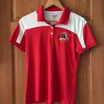 Capital Region Pony Club Size Small Short Sleeve Horse Riding Equestrian Shirt Red Photo 0